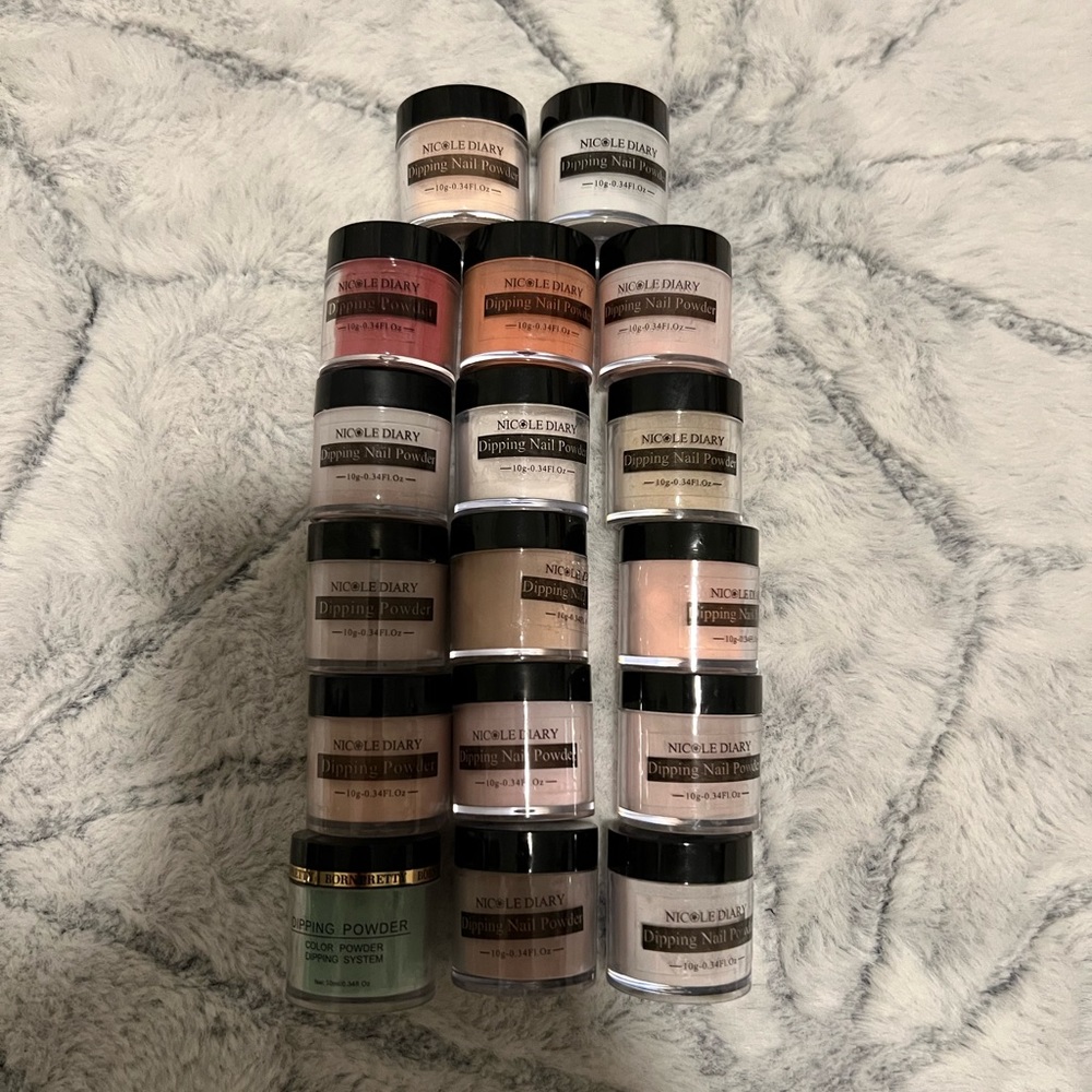 Nail dip powder bundle